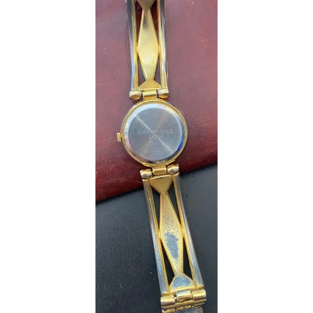 Women's 24mm Gold Tone Shannons Watch, MOP Face